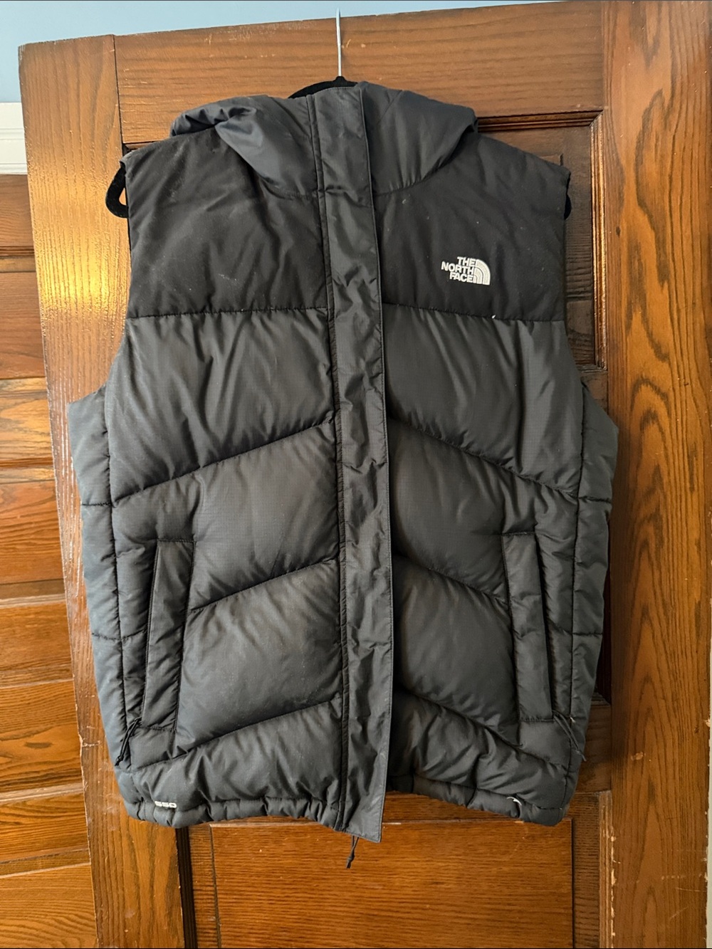The North Face Black Hooded Kids Puffer Vest